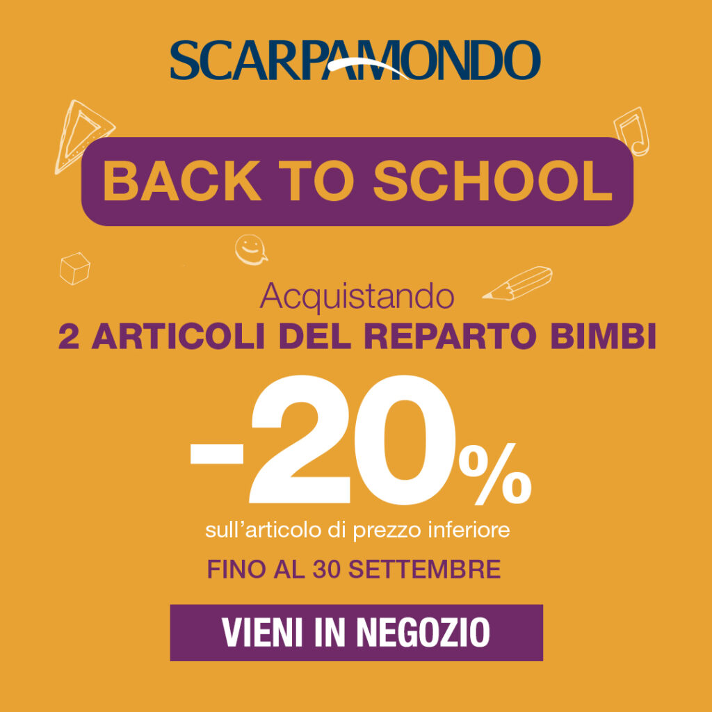 back to school scarpamondo
